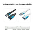 thumbnail image 4 of Tignapoo High-Speed USB 3.0 Extension Cable with Signal Booster, Universal Compatibility for Hard Drives, Printers, Cameras, and Smartphones, Durable 1.5m Black Cable, 4 of 6