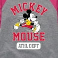 thumbnail image 3 of Mickey & Friends - Mickey Mouse Athletic Dept - Toddler And Youth Girls Raglan Graphic T-Shirt, 3 of 5