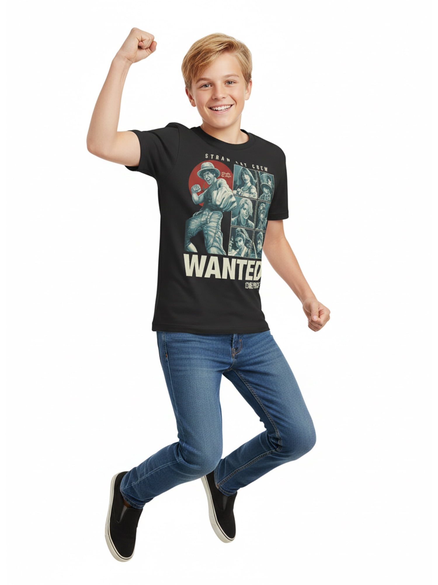 One Piece, Boys' & Big Boys' Graphic Tee with Short Sleeves, Sizes 4-18