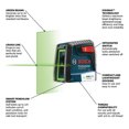 thumbnail image 4 of Bosch GLL40-20G Green Beam Self Leveling Cross Line Laser Level w/ MM2 Mount, 4 of 9
