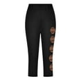 thumbnail image 4 of AUNVITO Girls Yoga Capri Pants Casual Athletic Baseball Print Sporty Fashion, 4 of 4