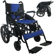 Portable Electric Wheelchair for Adults, Foldable Motorized Power Wheelchairs