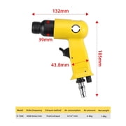 Pneumatic Air Rivet Hammer Professional Handheld Semi-Tubular Rivets/Solid Rivets Round Head Nails Riveter M3 M4 M5 M6 - Multi-Purpose Tool