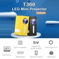 thumbnail image 3 of Proyector mini TOPRECIS Proyector de películas portátil para exteriores con proyector de 100'', 3 of 8