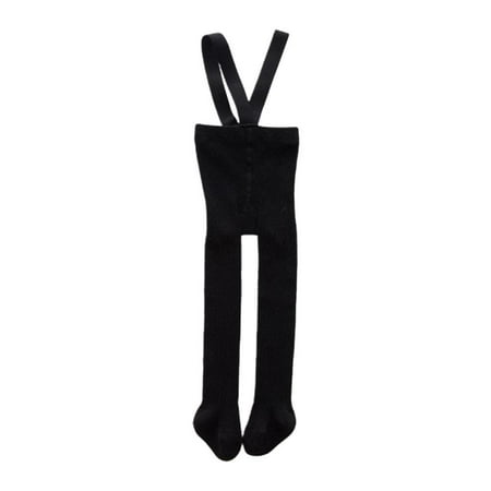 

2021 Breathable Infant Kids Suspender Pantyhose Baby Girls Solid Color High Waist Overall Tight-fitting Pantyhose Base Socks for Daily