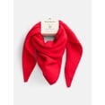 thumbnail image 4 of Scenario Women's Solid Knit Kite Scarf, Brilliant Red, 4 of 4