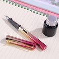 thumbnail image 2 of Fountain Pen Metallic Color Pen Body Piston-Filled Visible Window 0.5mm for for Kid Practici, 2 of 6