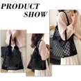 thumbnail image 2 of Kukuzhu Beach Bags for Women, Summer Mesh Beach Tote Bag Hand Woven Beach Bag Weaving Hollow Shoulder Bag Handbag, 2 of 5