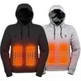 thumbnail image 1 of Heated Hoodies,usb Electric Heating Lightweight Hooded Sweatshirts Jacket High quality, 1 of 1