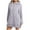 Gray, variant on The Warmy Oversized Hoodie,Casual Oversized Hoodie Dress For Women Pullover Long Sweatshirt Split Hem With Pockets