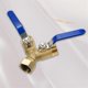 thumbnail image 2 of Garden Hose Splitter, Hose Y Splitter with Shutoff, Hose Splitter 2 Way Heavy Duty, Y-Valve 3/4 Inch GHT Threads, 2 of 5