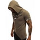 thumbnail image 4 of pstuiky camisetas de hombre, Camisa informal de algodón y lino de moda de verano para hombre, con solapa y manga corta y cuello alto. camisas casuales para hombre xxxl, 4 of 5