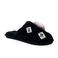 thumbnail image 5 of Aayomet Fluffy Slippers Classic Warm Memory Foam Slippers with Durable Rubber Sole,Black 39, 5 of 5