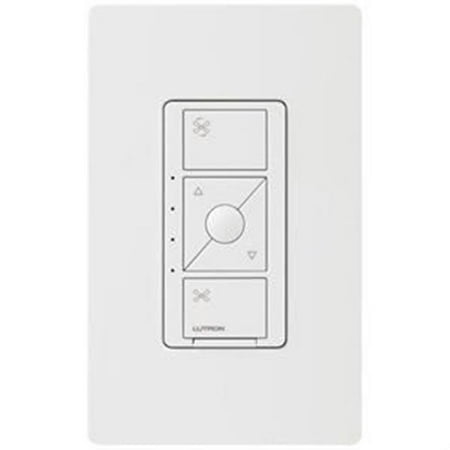 Lutron Caseta 1.5 amps Single Pole Wireless Fan Control White 1 pk