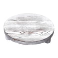 thumbnail image 3 of AMLESO Decorative Riser Rustic Bathroom Kitchen Wood Riser for Display Cake Dessert white, 3 of 8