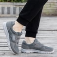 thumbnail image 6 of YOURDIARY Men's Walking Shoes Extra Wide Width Hook & Loop Elderly Shoes with Adjustable Strap Lightweight Breathable Easy On/Off, 6 of 9