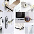 thumbnail image 6 of Limei Cabinet Door Bumpers, 100 Pcs Self Adhesive Clear Cupboard Door Drawer Bumpers for Kitchen Cabinets Cutting Boards Picture Frames, 6 of 7