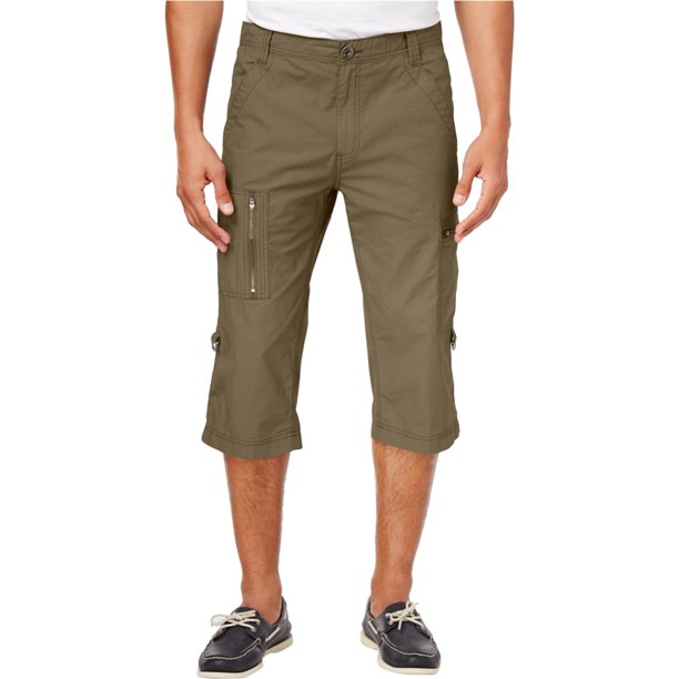 INC Mens Foster Messenger Casual Cargo Shorts, Marrón, 32 I-N-C Carga