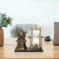 thumbnail image 6 of Retro Style Hourglass Sand Timer Sandglass Centerpiece Statue Ornaments for Desk Office Bedroom Decoration Birthday Gift , Aureate, 6 of 7