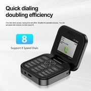 i17 Mini Flip Mobile Phone 2G GSM 1.77 Screen Speed Dial Torch Compact Foldable Phone