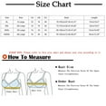 thumbnail image 2 of Sports Bras for Women Women's Solid Seamless Yoga Suit Drying Yoga And Beautiful Back Gathering Drying Sports Bra Womens Bras Summer Plus Size Bras for Women, 2 of 7