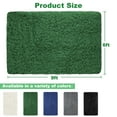 thumbnail image 7 of Nefoso Shag Area Rug, 6ft x 9ft Soft Fluffy Area Rugs for Living Room Bedroom Decor Carpet, Dark Green, 7 of 7