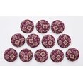 thumbnail image 6 of IBA Indianbeautifulart Pink 1 Inch Buttons For Sewing Fancy Buttons For Crafts 2 Hole Dot & White Floral Artistic Scrapbooking Canvas Buttons Pack Of 50, 6 of 7