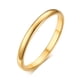 thumbnail image 1 of Letdiffery Simple 2/4/6/8mm anillos de boda de acero inoxidable dorado suave mujeres hombres pareja anillo joyería de moda Tan Jianjun  unisex, 1 of 2