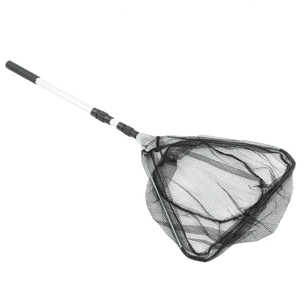 Gupbes Fine Workmanship Triangular Fishing Landing Net, Telescoping Pole  Handle Fishing Net, Foldable For Wild Fishing Sea Fishing