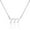 Silver SL7, variant on Latrodar Couple Fashion Classic Gold Number Necklace Accessories Clavicle Pendant Necklace Remembrance Day Best Friend Gifts for Women