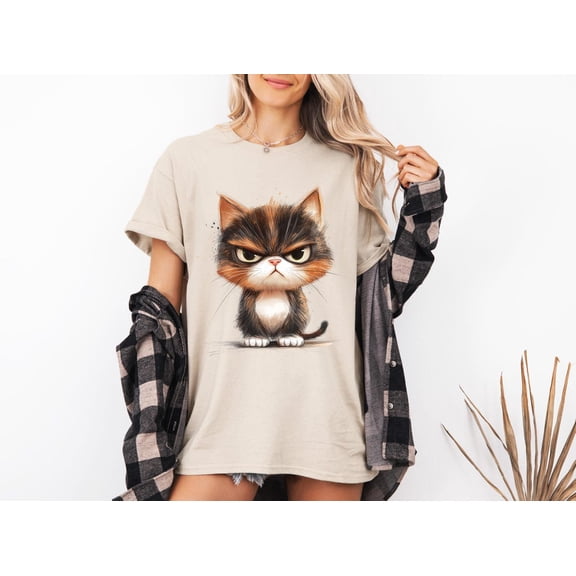 Grumpy Cat T Shirt, Cute Cat , Cute Cat Shirt, Cat , Womens , For Cats Lover, Cat Mom