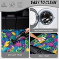 thumbnail image 5 of Qpednta Tropical Leaf Trunk Mat 29"x39" All Weather Cargo Liner for SUV, Polyester Carpet Non-Slip Backing Machine Washable Rear Cargo Protection Car Accessories Fits Sedan Truck, 5 of 7