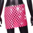 thumbnail image 5 of Riforla Women's Fashion Punk Style Sexy Street Style Beaded Holiday Party Skirt Women's Skirts Pink One Size, 5 of 5