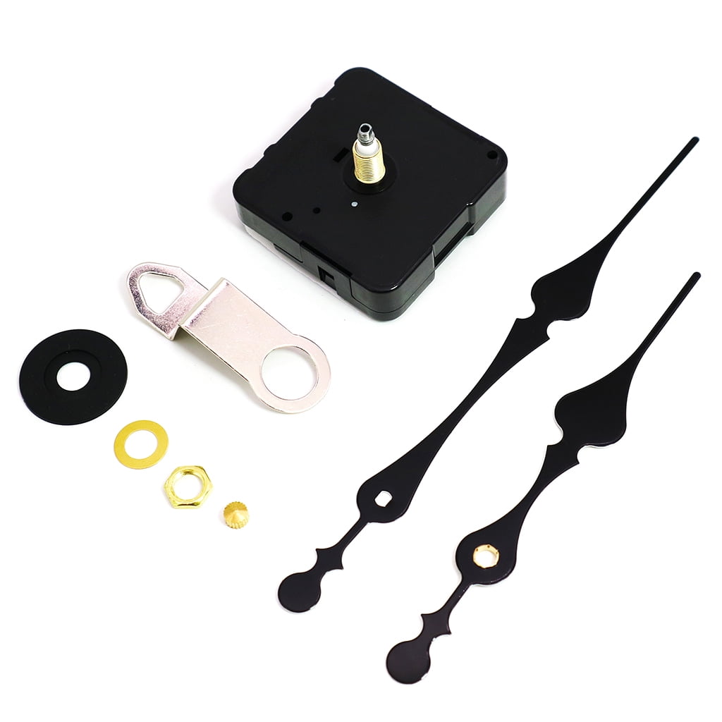 Quartz Clock Movement with Metal Clock Hands Set Mechanism DIY Kit Repair Replacement Parts