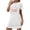 White, variant on Sakmal Nightgowns for Women Cute Halloween Sleep Dress Black Ghost and Pumpkin Print Short Sleeve Nightgowns