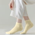 thumbnail image 3 of HongQid Breathable Mesh Ankle Socks for Women Soft Cotton Cushioned Daily Walking Casual Sock Pack Summer Thin Short Socks Odor Breathable Sweat-Absorbing Low-Cut, 3 of 6