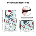 thumbnail image 5 of Lsque Sanrio Print 4-Piece Floor Mats, Heavy-Duty Rubber Liners, Anti-Slip Design, All-Season Automotive Protection, Vehicles, Cars, Trucks, and SUVs, 5 of 7