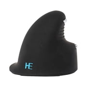 R-Go Tools Wireless Vertical Ergonomic Mouse, Left-Handed, Black/Silver