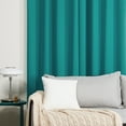 thumbnail image 3 of Deconovo Room Darkening Curtains Grommet Top Thermal Insulated Blackout Curtains for Bedroom 52x72 inch Turquoise 2 Panels, 3 of 5