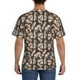 thumbnail image 2 of Rocae Vector Butterflies for Men's Moisture-Wicking Crew Tee - T-Shirt for Sports, Outdoor Activities, and Casual WearSmall, 2 of 9
