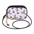 thumbnail image 2 of FORMRS Mini Crossbody Bag for Women Adjustable Rope Shoulder Casual Phone Purse, Purple Halloween Gooses, 2 of 7