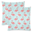 thumbnail image 2 of MKHERT Flamingo Bird Throw Pillowcase Pillow Cover Cushion Couver 18x18 inch, Set of 2, 2 of 3