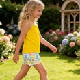 thumbnail image 6 of Busydd Girls 2 Piece Sets 4-15 Years Casual Summer Breathable Matching Outfits Solid Color Tank Tops and Floral Print Shorts 7-8 Years, 6 of 7