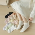 thumbnail image 2 of Sookeceks 6 Pairs Ankle Socks for Women Breathable Cotton Socks Anti Slip Low Cut Soft Casual Socks With Heel Tab Size 5-9, 2 of 9
