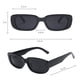 thumbnail image 4 of Paquete de 12 Anteojos de Sol Rectangulares Negros QYVEWY para Mujeres y Hombres Estilo Y2K, 4 of 6