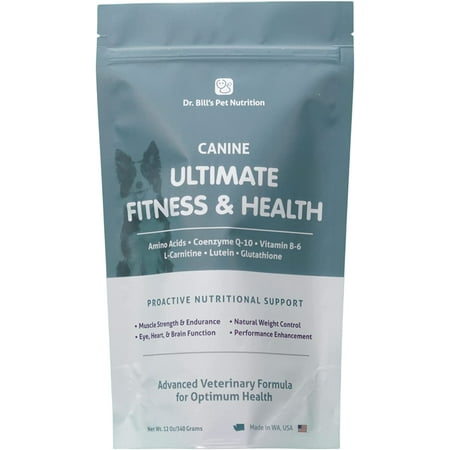 UPC: 0859765007188 | Dr. Bills Canine Ultimate Fitness & Health | Pet Supplement | Complete Multivitamin for Dogs – 340g