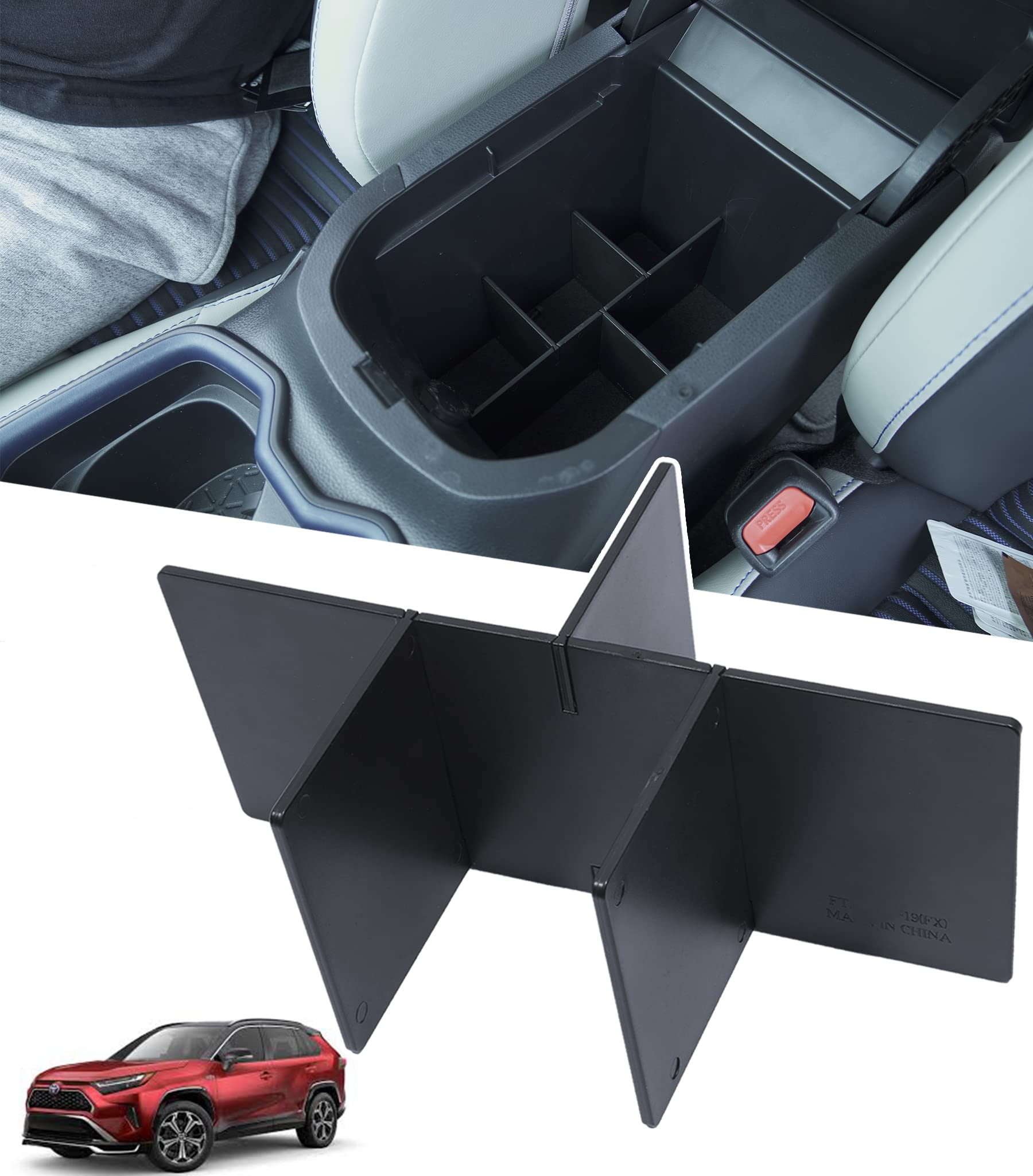 DOOD Console Divider for (20192022) Toyota RAV4 Center Console Divider