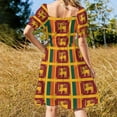 thumbnail image 4 of Sri Lanka flag Sleeveless Dress ladies dresses for women 2024 dresses women summer 2024 dresses for women 2024, 4 of 7