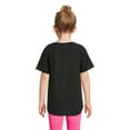 thumbnail image 5 of Athletic Works Girl's Short Sleeve Graphic T-Shirt, Sizes 4-18 & Plus, 5 of 5
