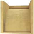thumbnail image 4 of 12"W x 12"D x 12"H Wide Huntington Rough Cedar Woodgrain TimberThane Corbel, Primed Tan, 4 of 6